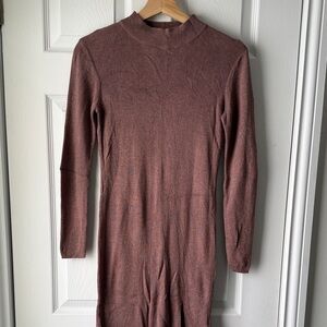 Noisy may Mauve Long Sleeve Dress